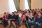 Торжественное  мероприятие, посвященное 80-летию Воткинской районной библиотеки. 
Участники и гости мероприятия.  Слева направо сидят: 1-й ряд, 1-я - Елькина Надежда Владимировна, начальник управления культуры, спорта, молодежной политики Администрации МО «Воткинский район»; 2-й - Назаров Михаил Алексеевич, председатель Совета депутатов МО «Воткинский район»; 3-я - Тенсина Татьяна Владимировна, директор Национальной библиотеки Удмуртской Республики; 4-я - Алексеева Надежда Владимировна, специалист по библиотечной работе Министерства культуры и туризма Удмуртской Республики, 5-я - Суркова Маргарита Александровна, ведущий документовед архивного отдела Администрации МО «Воткинский район»; 2-й ряд, 1-я -Камышева Ираида Григорьевна, начальник архивного отдела Администрации МО «Воткинский район», 2-я –Кожевникова Светлана Владиславовна, директор муниципального бюджетного учреждения культуры «Библиотечный культурный центр» МО «Воткинский район», 3-я - Студнева Ольга Никоноровна, заместитель директора по библиотечной работе муниципального бюджетного учреждения культуры «Библиотечный культурный центр» МО «Воткинский район»
