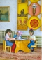 Воспитанники Гавриловского детского сада на занятиях рисования.
                              
                              
