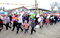 Торжественный митинг, посвященный 70-летию Победы в Великой Отечественной войне 1941-1945 годов, в с. Шаркан. Праздничное шествие делегации Администрации муниципального образования "Шарканский район". Снимок 2