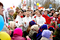 Торжественный митинг, посвященный 70-летию Победы в Великой Отечественной войне 1941-1945 годов, в с. Шаркан. Вручение цветов ветеранам войны и труженикам тыла. Снимок 2